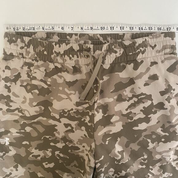 Under Armour Mens Rival Fleece Camo Jogger Sweatpants Green Size XL Relaxed Fit - Picture 3 of 12